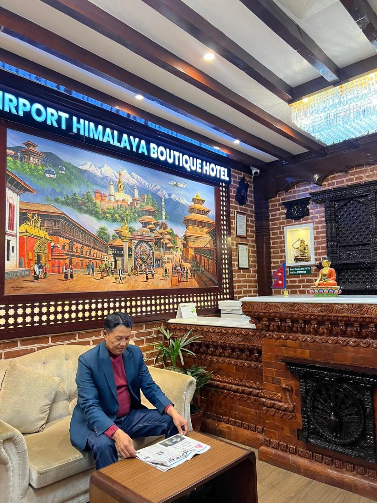 Airport Himalaya Boutique Hotel Катманду Экстерьер фото